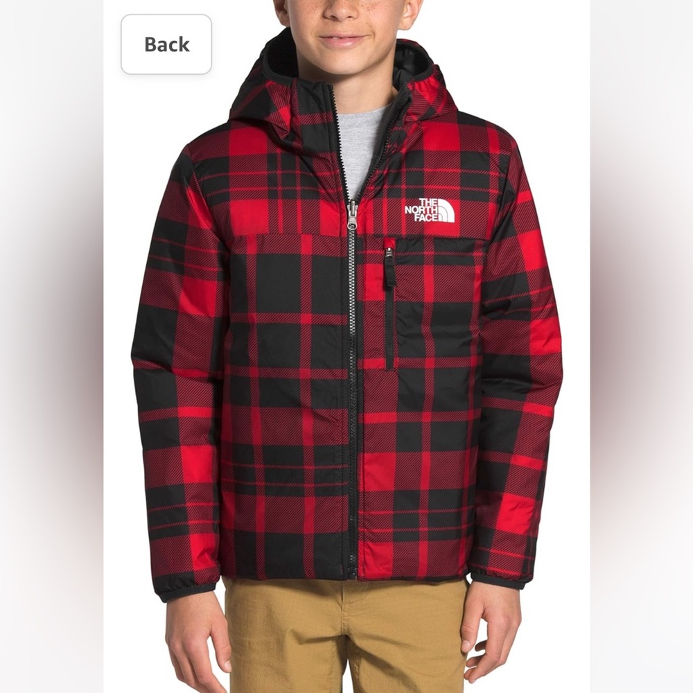 North Face Reversible Perrito Hooded Kids Coat/ Jacket